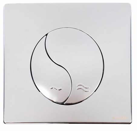 Двухрежимная клавиша смыва Siamp Ying Yang для инсталляции Cersanit 31185010 - фото 6197